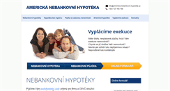 Desktop Screenshot of americka-nebankovni-hypoteka.cz